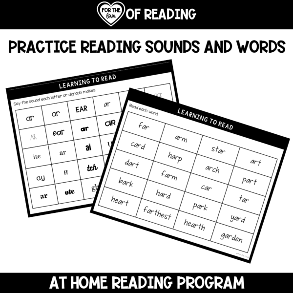 learning to read practice